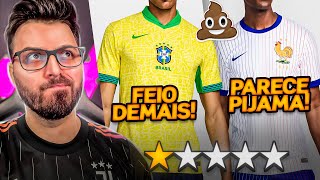 OLHA TODAS AS CAMISAS DE SELEÇÕES DA NIKE PARA 2024  BRASIL FEIO FRANÇA PIJAMA [upl. by Eatnuhs564]