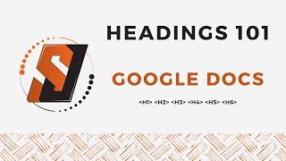 Apply Headings to Google Docs [upl. by Svirad]