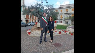 Remembrance Day Ortona Piazza degli Eroi Canadesi 2024 11 11 [upl. by Elleuqar505]