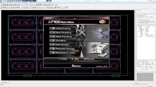 AMADA AP100 Manual Nesting  LASER [upl. by Celia]