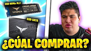 ⚠️SSD SATA vs SSD NVMe M2 ¡NO COMPRES sin ver ESTO⚠️ [upl. by Elleon]