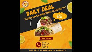 Best Chicken Shawarma Sandwich [upl. by Aiouqahs870]