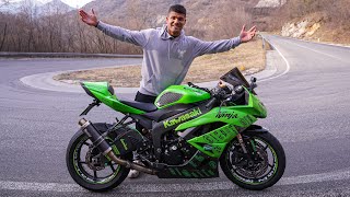 TEST KAWASAKI NINJA ZX6R 600 A LIMITATORE 🥵 [upl. by Sined]