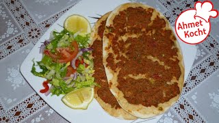 Rezept Lahmacun  Ahmet Kocht  türkisch kochen  Folge 29 [upl. by Josi]