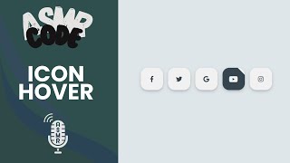 ASMR program  Icon hover with html and css  No Talking [upl. by Anear980]