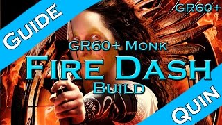 Diablo 3 GR60 Fire Dash Monk 22  Season 3 [upl. by Yla]