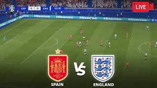 Spain VS England  UEFA EURO 2024  FINAL  Live Score  EaFc24  PS5 [upl. by Dnama264]