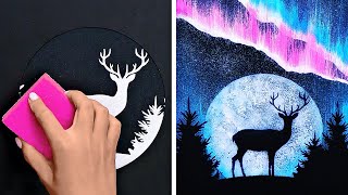 MANEIRAS FÁCEIS E DIVERTIDAS DE CRIAR DESENHOS E PINTURAS COLORIDAS [upl. by Nahtal91]