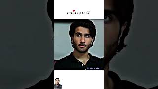 Eyey contact 🥰 love song shortfeed pakistanidrama haniaamir ferozekhan [upl. by Saixela]