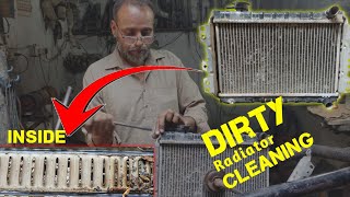 Dirty Radiator Cleaning  Old Radiator Restoration  Radiator Servicing by Prince radiator viral [upl. by Ivgnout]