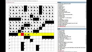 Los Angeles Times LAT Crossword Puzzle 07252024 [upl. by Ethelstan]