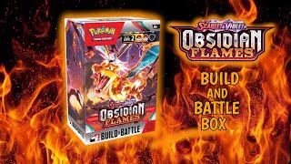 Pokemon Cards TCG Obsidian Flames Build and Battle Box Opening [upl. by Schubert973]