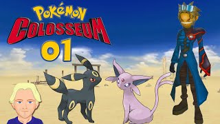 Lets Play Pokémon Colosseum 01  Opening with a Bang [upl. by Adnara]