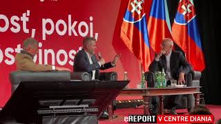 Peter Pellegrini Andrej Babiš a Jozef Banáš v predvolebnej TalkShow [upl. by Alwin]