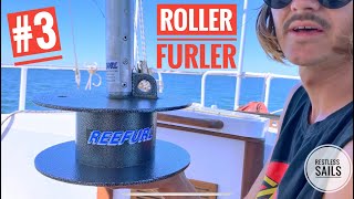 Installing a REEFURL roller furler at anchor  Restless Sails Ep3 [upl. by Thirzia]