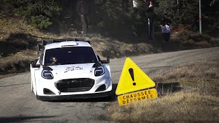 Rallye Monte Carlo 2024  Adrien Fourmaux  MSport Ford WRT  Test [upl. by Nosnah]