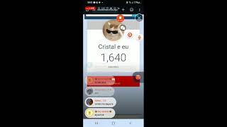 LIVE DE CRISTAL SUPER META 1500 INSCRITOS [upl. by Harriot]