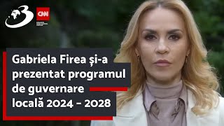 Gabriela Firea șia prezentat programul de guvernare locală 2024 – 2028 [upl. by Happy537]