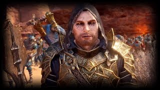 MiddleEarth Shadow of War  Dark Talion in Lithlad  Fortress Siege [upl. by Aiel]