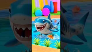 Baby shark song cartoon shark baby rhyme [upl. by Albert210]