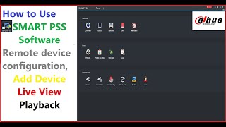 Установка Smart PSS и настройка видеонаблюдения через видеорегистратор и IP камеру DAHUA [upl. by Kcirrez]