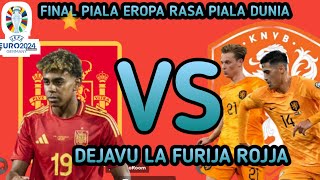 Ulangan Final Piala Dunia 2010 Spanyol Vs Belanda Di Final Euro 2024 Spanyol Angkat Piala [upl. by Nonnahs123]