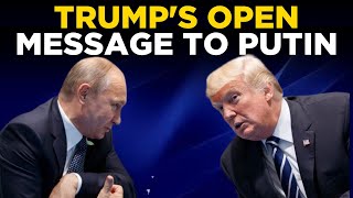 Donald Trump LIVE Trumps Message To Putin  Trump Speech LIVE  Putin News LIVE  US News LIVE [upl. by Artemas]