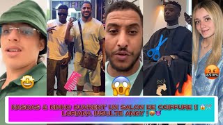 NASDAS amp Co🦅EP92🍿 NASDAS amp NINHO ouvrent un BARBER SHOP 😱✂️• LORIANA Insulte ANGY 🤬👿 nasdas [upl. by Enneiluj404]