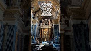 🇮🇹Chiesa di Gesù e Maria The First Baroque Facade in Rome travel italy rome europe Rome 4K [upl. by Hamehseer]