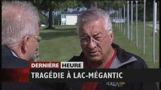 Tragédie à LacMégantic  tristesse et colère dun résident [upl. by Curtice61]