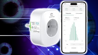 EIGHTREE Smart WLAN Steckdose mit Strommessung Stromzähler für Balkonkraftwerk [upl. by Eitsyrhc]