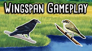 Wingspan Gameplay  Chiffchaff vs Raven [upl. by Stephens]