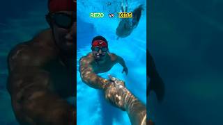 🎬Who will swim faster underwater challenge💦 funny foryou challenge shorts funkids [upl. by Notse761]