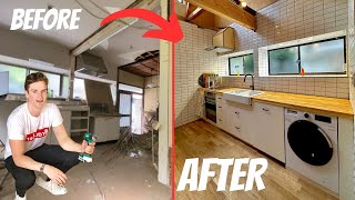 Japanese House Renovation  12 Months Time Lapse In 23 Minutes [upl. by Anoerb]