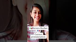 Pronunciation of Ferrero Rocher Shorts [upl. by Alda]