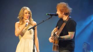 Taylor Swift amp Ed Sheeran  I See Fire Live in Berlin 020714 [upl. by Merari]