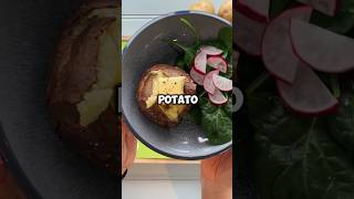 EASY Jacket Potato in the Air Fryer airfryer ninjakitchen jacketpotato [upl. by Grimona]