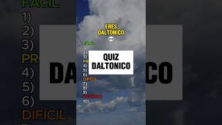 Quiz Daltonico😼🧠 quiz daltonismo adivina test trivia reels aprender preguntas shorts reel [upl. by Ahtinak581]