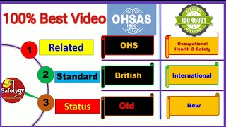 Difference Between ISO 45001 amp OHSAS 18001  OHSAS 18001 Hindi  ISO 45001 vs OHSAS 18001 safetypur [upl. by Wahl]