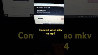 Convert video format mkv ke mp4 shorts short viralshorts tutorial [upl. by Inotna]