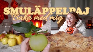 BAKA SMULÄPPELPAJ MED MIG 🍎 [upl. by Okwu]