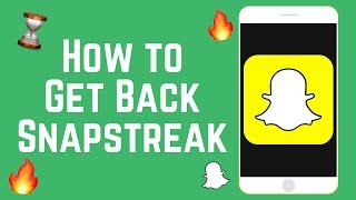 How to Get Back Your Lost Snapchat Streak Easy Hack [upl. by Sheffy]