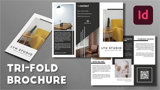 How to make Trifold Brochure in InDesign Stepbystep [upl. by Alma]