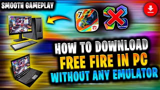 How to install free fire in pc without any emulator  Install free fire in laptop without emulator [upl. by Devonna]