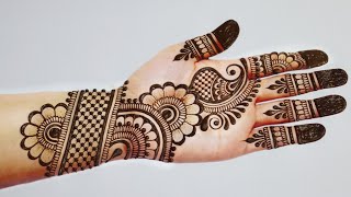 New Easy Mehndi design for Front hand Simple Mehandi design Mehandi ka designHenna Mehndi designs [upl. by Obara34]