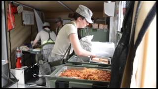 138th Fighter Wing Field Kitchen At Work [upl. by Arbuckle]