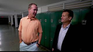 Peyton Manning High School Tour  WTHR Exclusive [upl. by Rumilly]