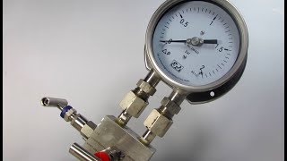 PRBD  Differential Pressure Gauge Bellow Tube with 3Valve Manifold [upl. by Rafe]