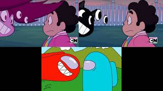 Other Friends  Steven Universe the Movie Original vs Cartoon Cat vs Among Us [upl. by Grove880]