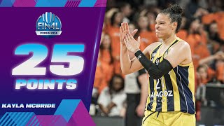 Kayla McBride 25 PTS with one of the best games of her career Fenerbahce heading to the Final [upl. by Atikal]